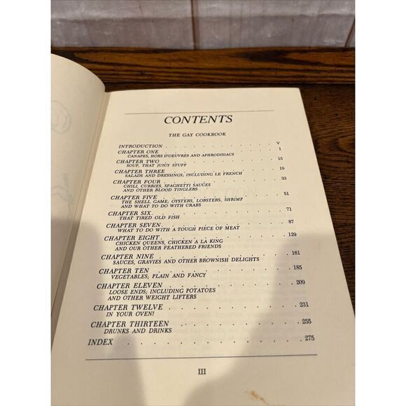 The Gay Cookbook 1st edition Vintage Rare - Picture 5 of 9